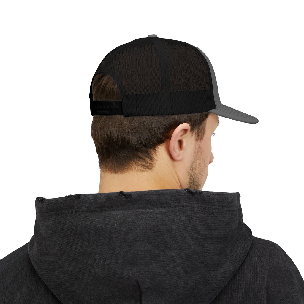 Trucker Cap — "Trust Tomorrow" Mountain Logo Snapback