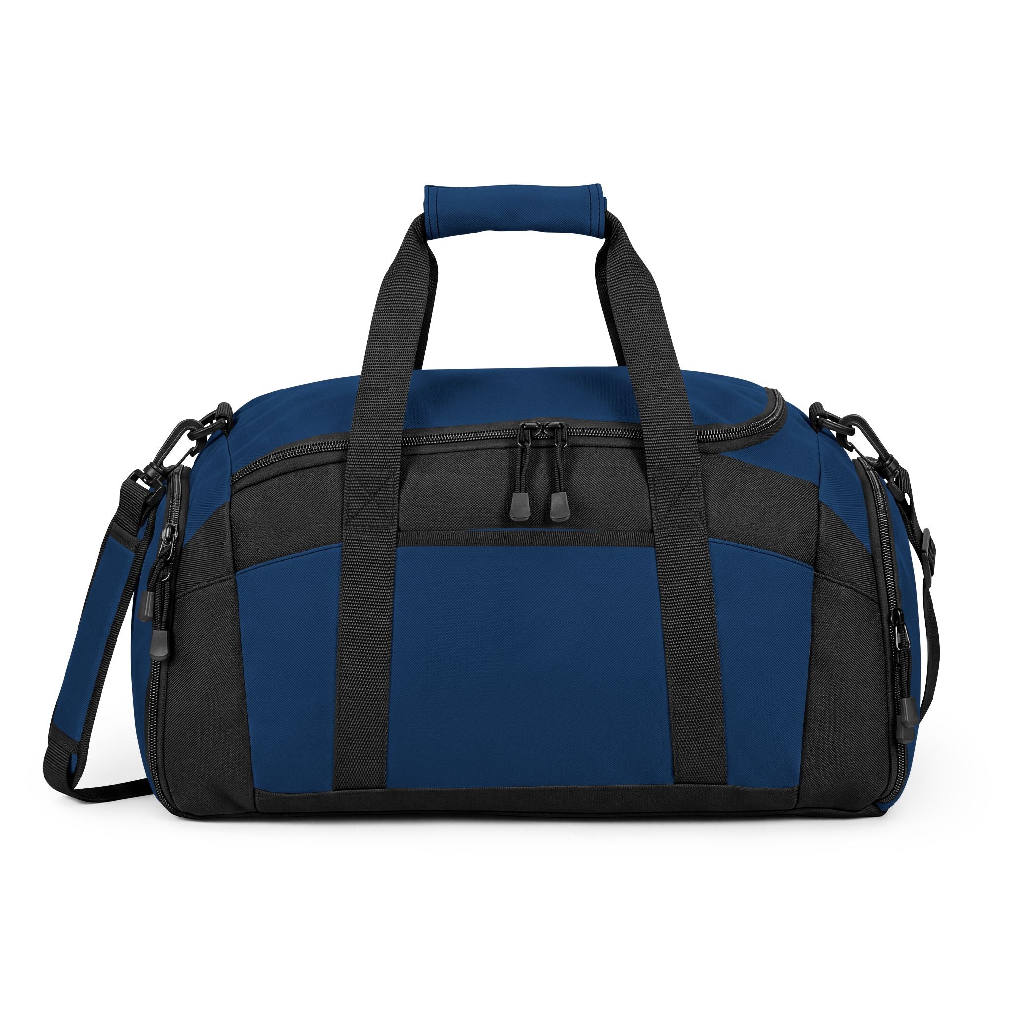 Trust Tomorrow' Black Gym Bag — Durable Sports Duffel with Shoulder Strap