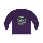 Trust Tomorrow Long Sleeve Tee — Vintage Mountain Graphic