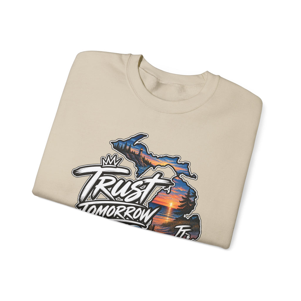 Michigan 'Trust Tomorrow' Graphic Sweatshirt