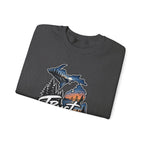 Michigan 'Trust Tomorrow' Crewneck Sweatshirt – Scenic Sunset Lake Design