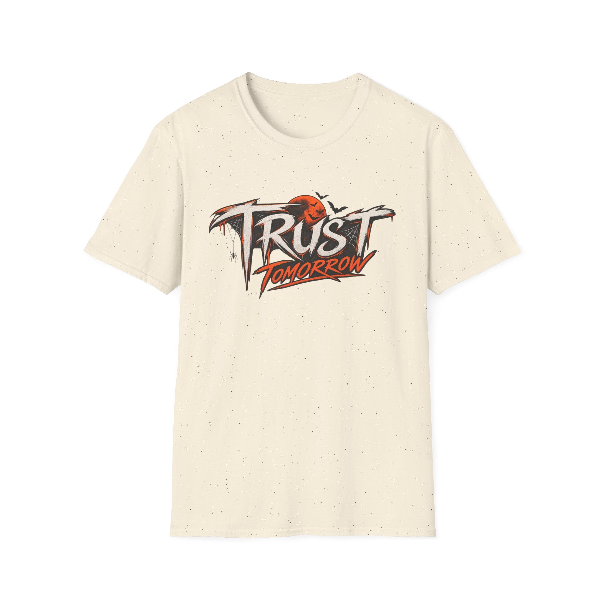 Trust Tomorrow T-Shirt — Inspirational Graphic Tee with Sunrise Design