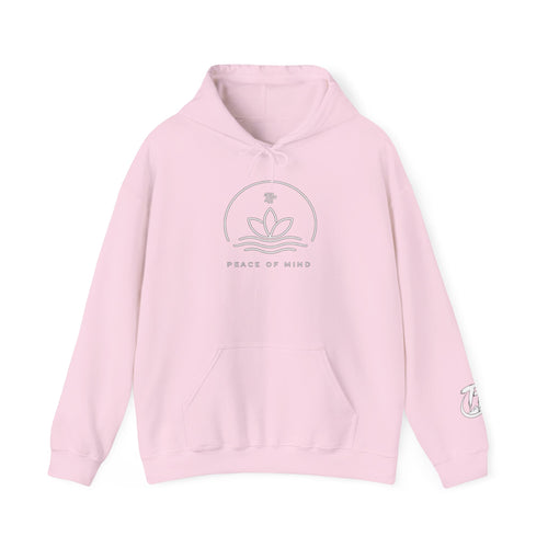 Peace of Mind Hoodie — Minimal Lotus Meditation Sweatshirt