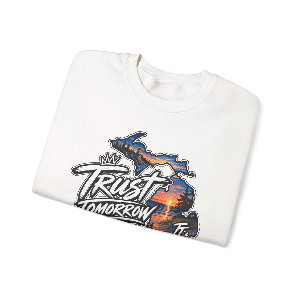 Michigan 'Trust Tomorrow' Graphic Sweatshirt