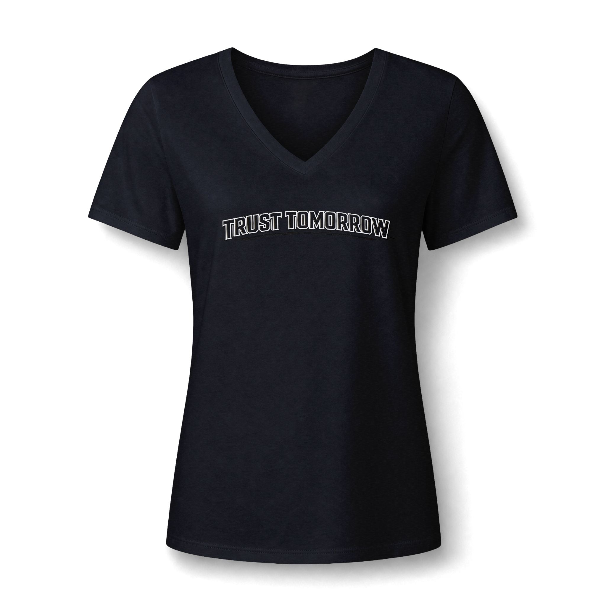Trust Tomorrow Women's V-Neck Tee