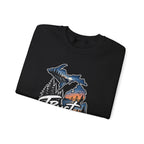 Michigan 'Trust Tomorrow' Crewneck Sweatshirt – Scenic Sunset Lake Design