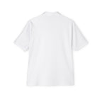 Men's White Polo Shirt with Subtle Chest Logo — Classic Piqué Golf & Work Polo