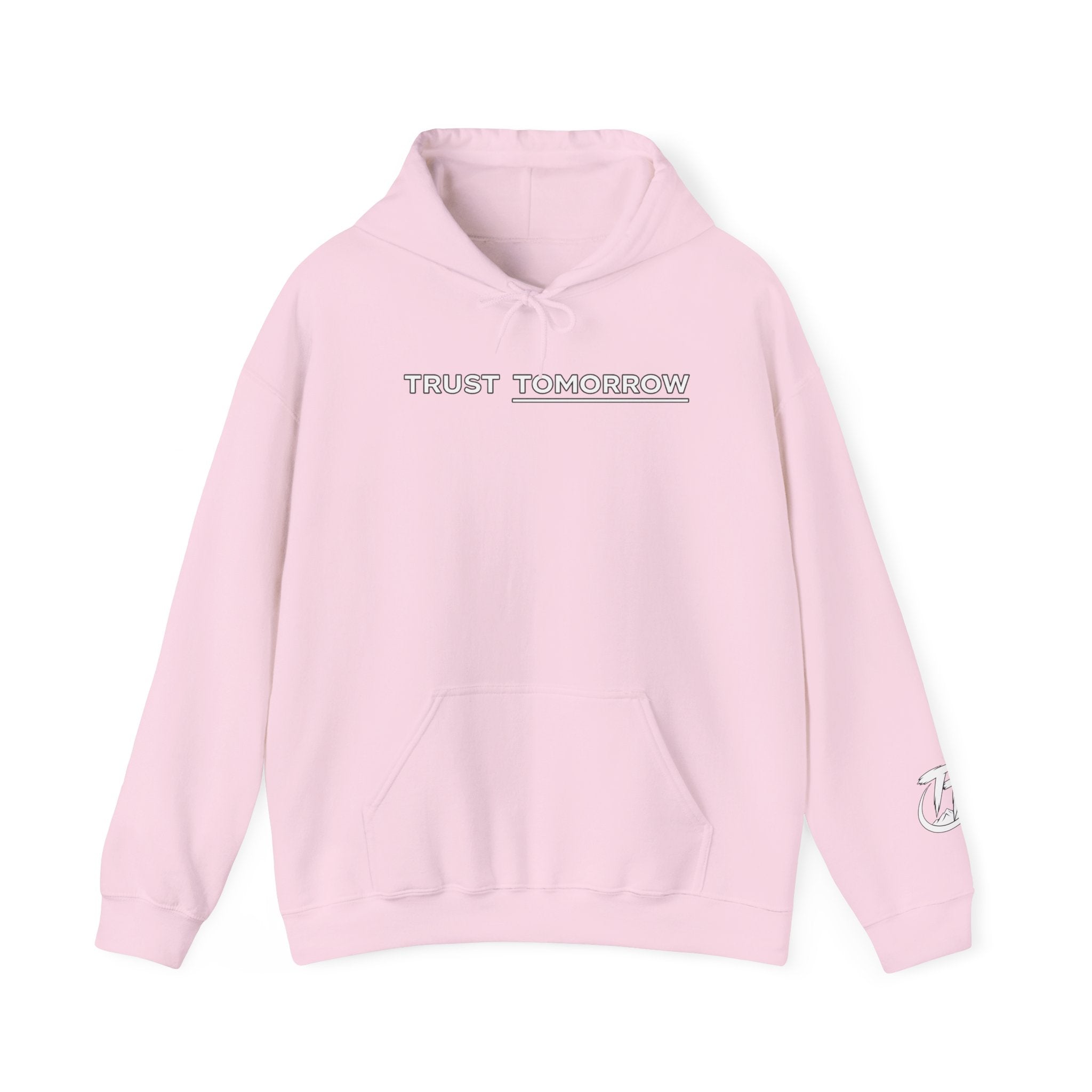 Trust Tomorrow Hoodie — Mountain Graphic Pullover