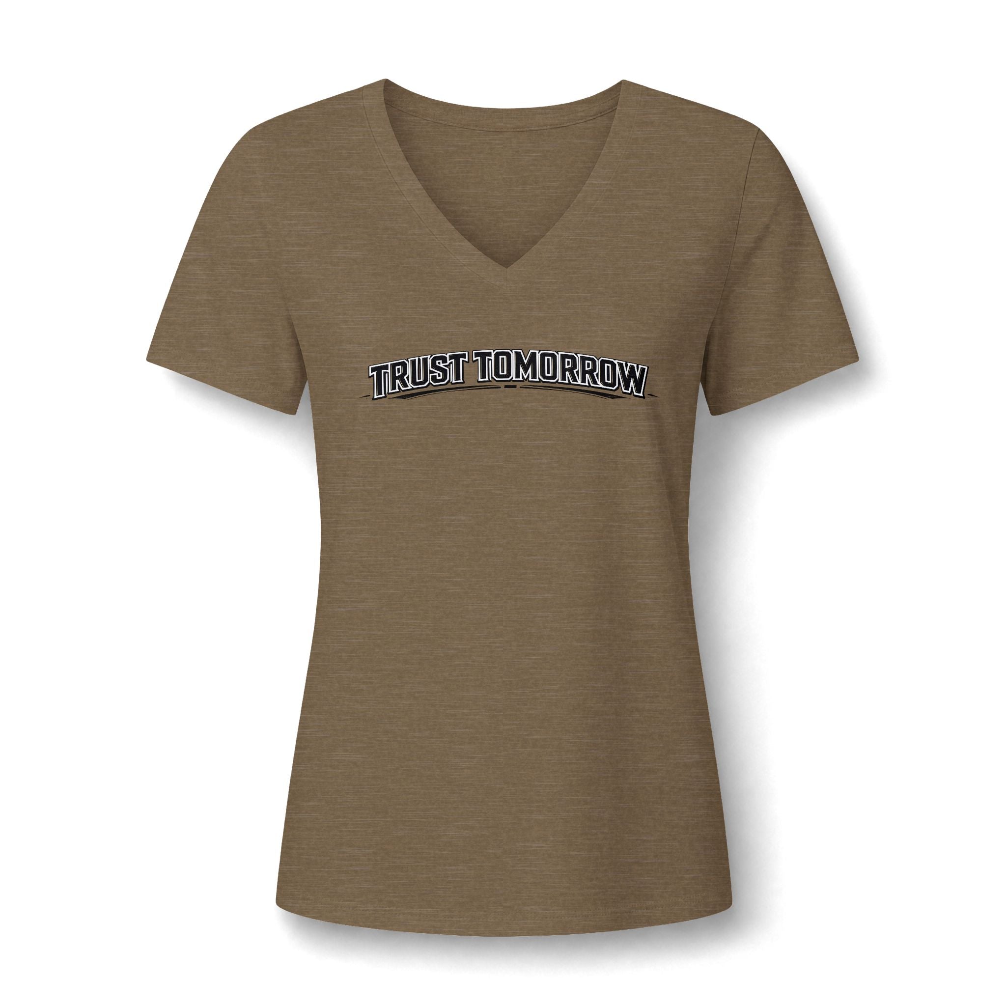 Trust Tomorrow Women's V-Neck Tee