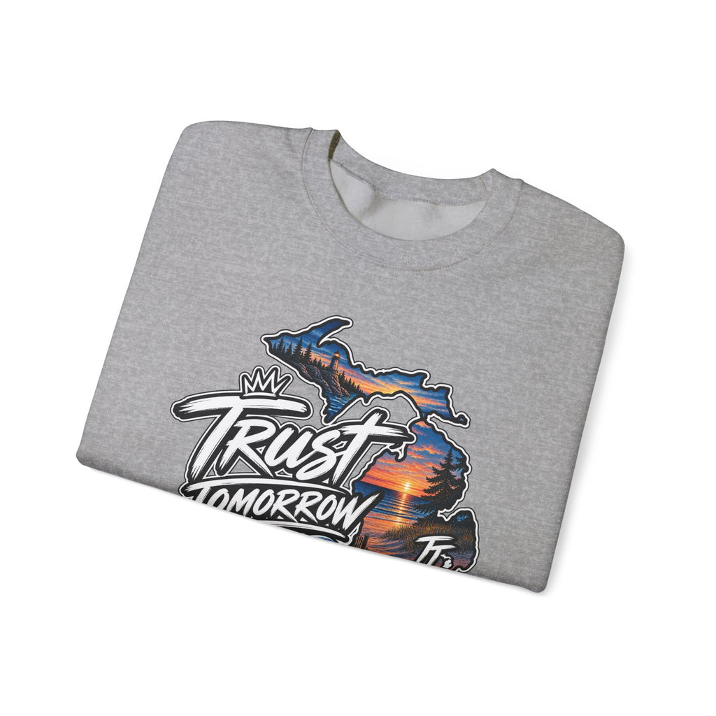 Michigan 'Trust Tomorrow' Graphic Sweatshirt