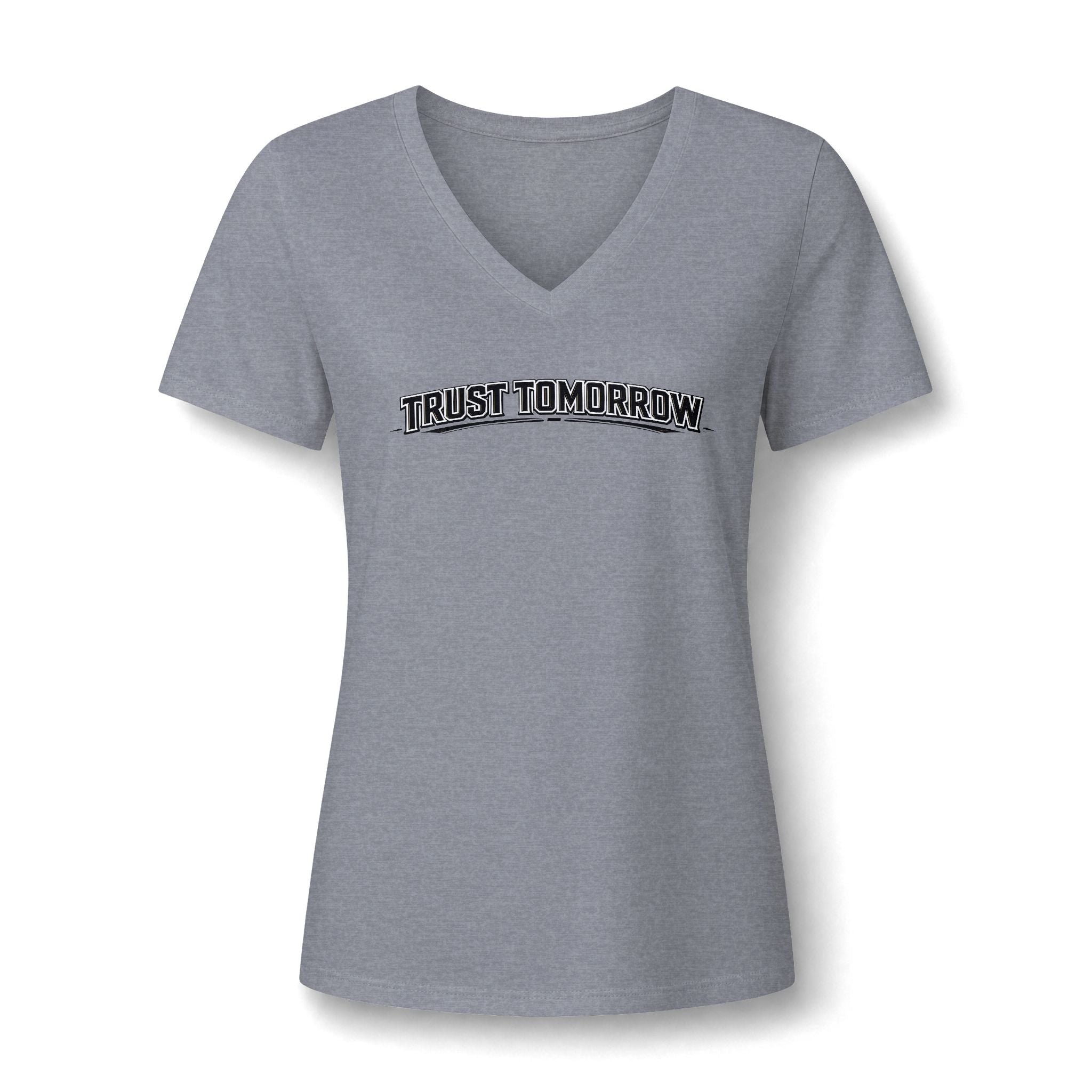 Trust Tomorrow Women's V-Neck Tee