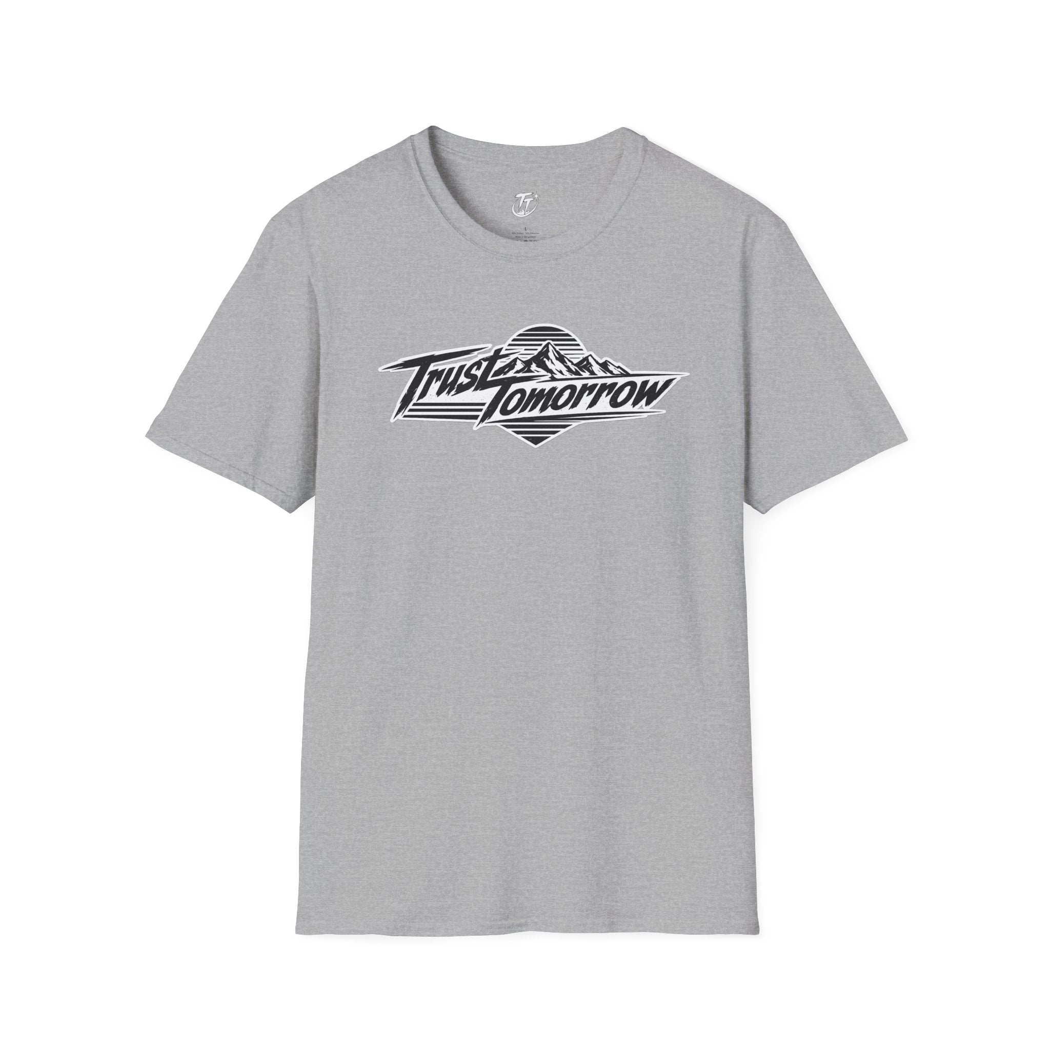 Trust Tomorrow T-Shirt — Vintage Mountain Motivation tee