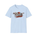 Trust Tomorrow T-Shirt — Inspirational Graphic Tee with Sunrise Design