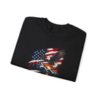 Trust Tomorrow American Eagle Sweatshirt — Patriotic 'Trust Tomorrow' Graphic Crewneck