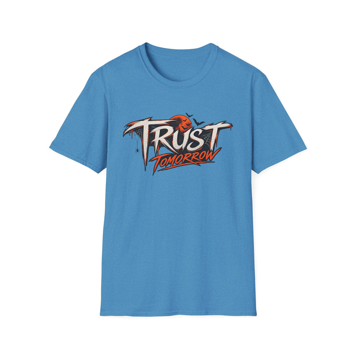 Trust Tomorrow T-Shirt — Inspirational Graphic Tee with Sunrise Design