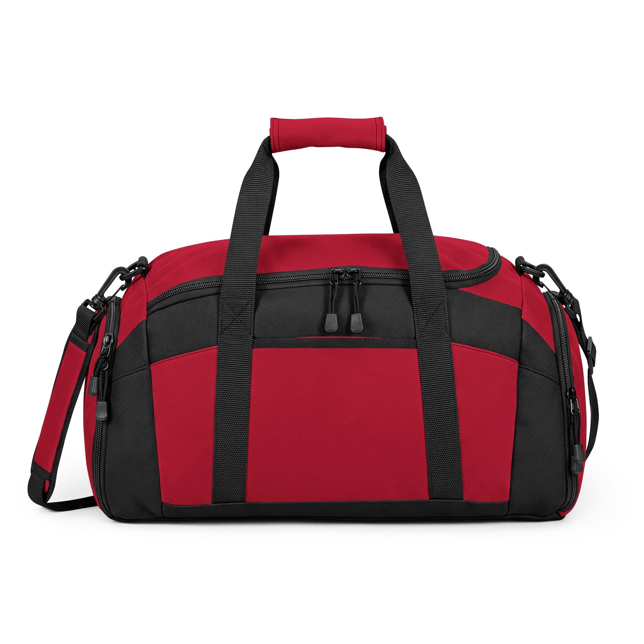 Trust Tomorrow' Black Gym Bag — Durable Sports Duffel with Shoulder Strap