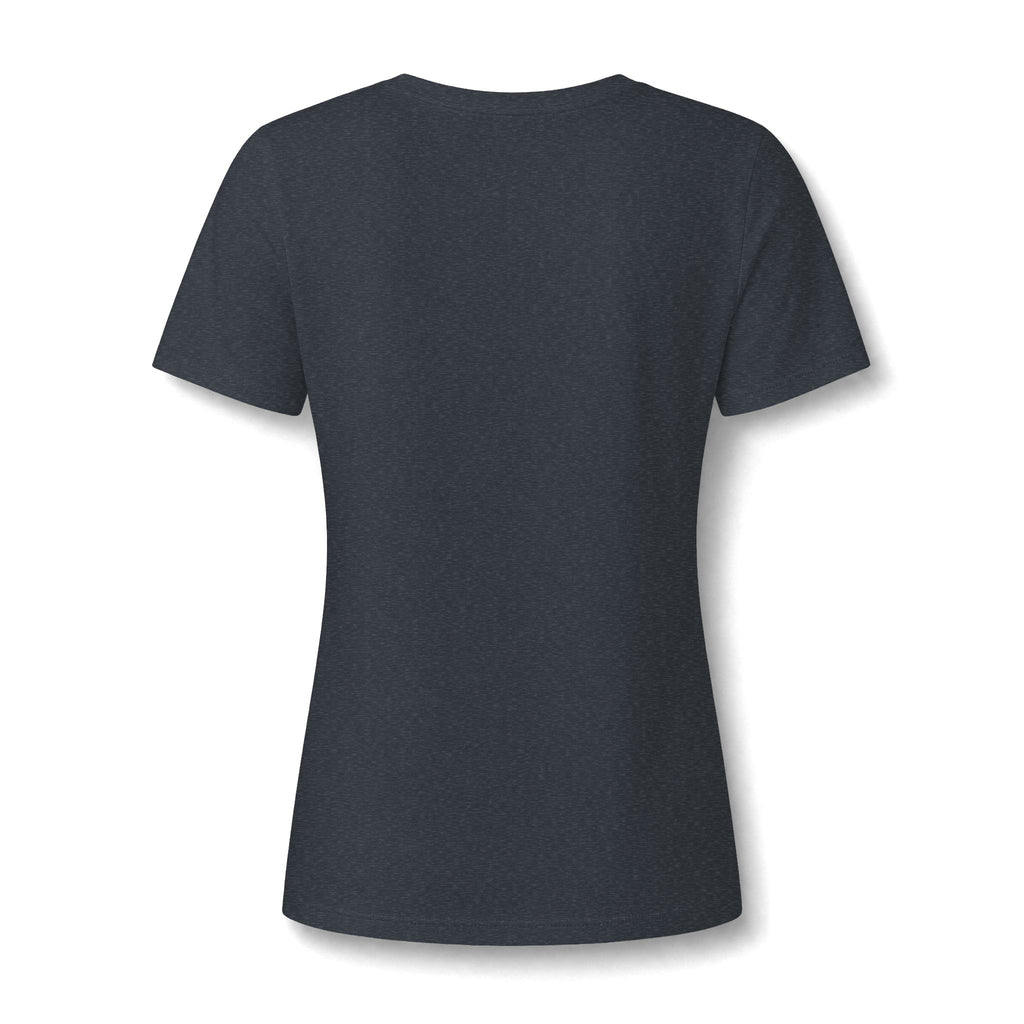 Women's V-Neck Tee — 'Trust Tomorrow' Sunrise Graphic Comfort Shirt