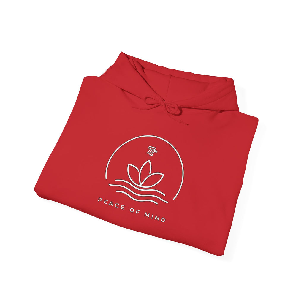 Peace of Mind Hoodie — Minimal Lotus Meditation Sweatshirt