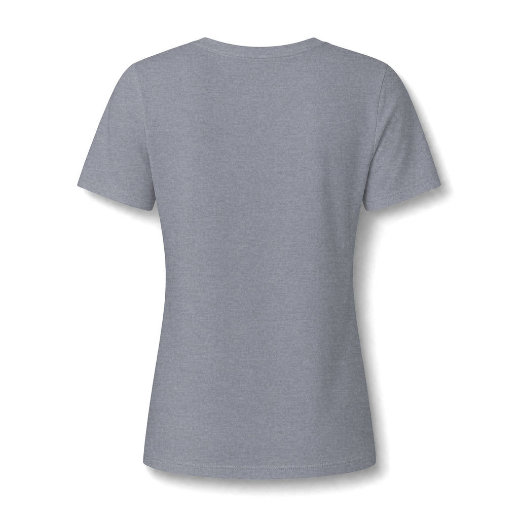 Women's V-Neck Tee — 'Trust Tomorrow' Sunrise Graphic Comfort Shirt