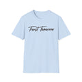 Trust Tomorrow T-Shirt — Inspirational Script Tee for Optimism & Mental Wellness