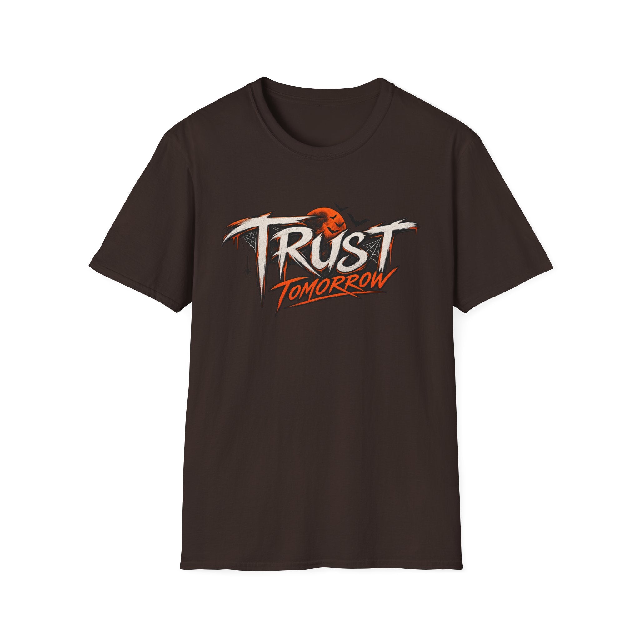 Trust Tomorrow T-Shirt — Inspirational Graphic Tee with Sunrise Design