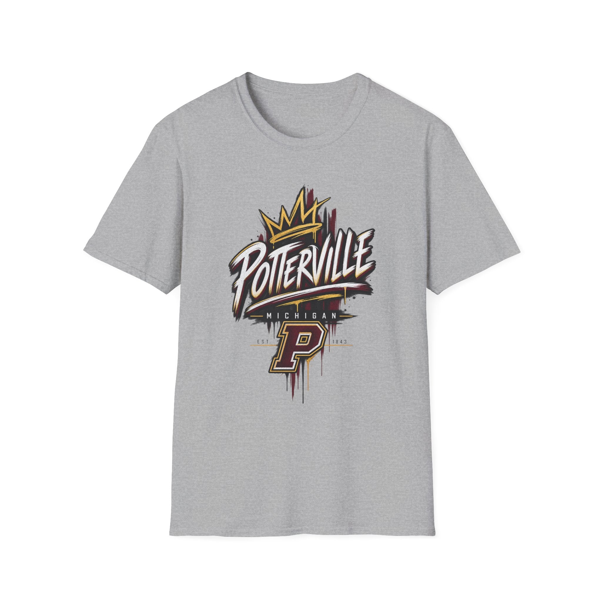 Potterville Crown Logo T-Shirt
