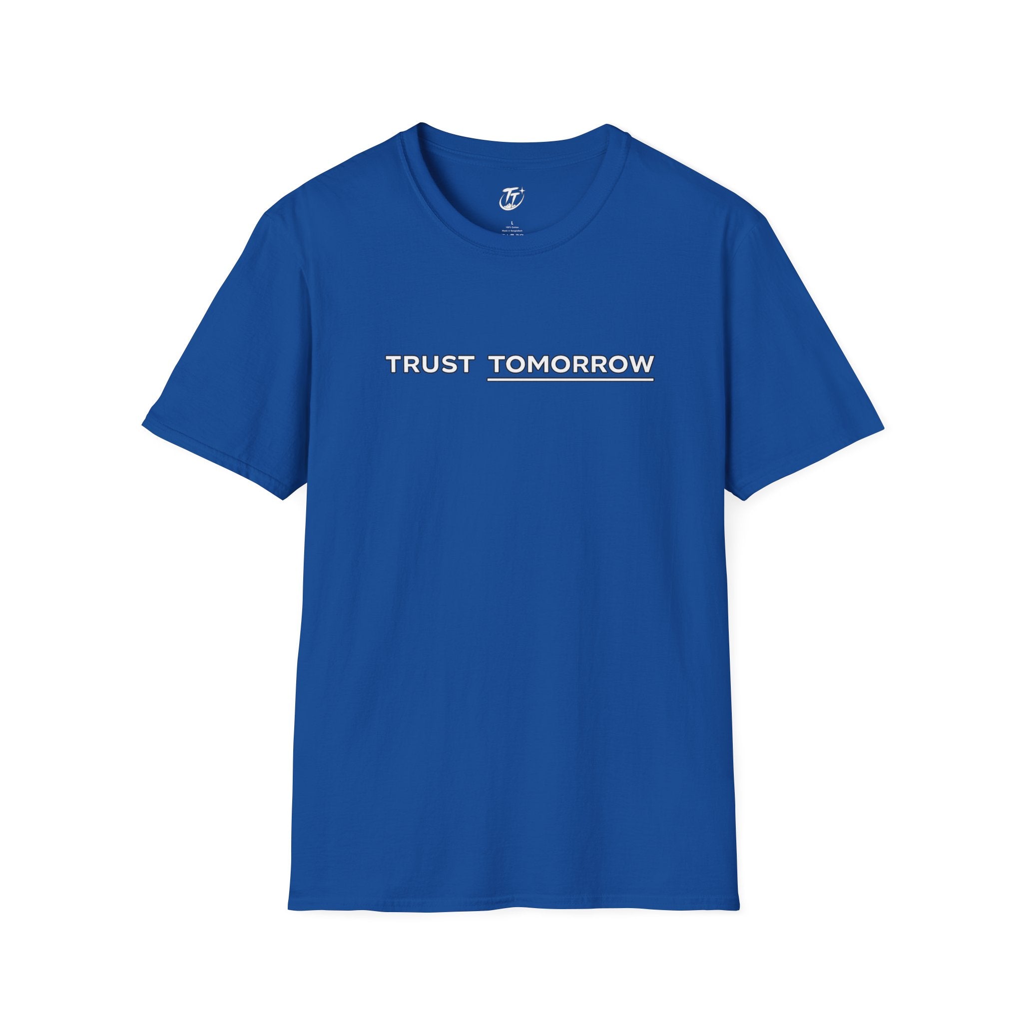 Trust Tomorrow T‑Shirt — Minimal Inspirational Graphic Tee