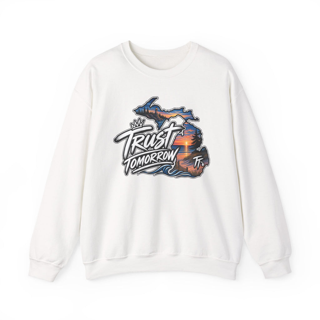 Michigan 'Trust Tomorrow' Graphic Sweatshirt