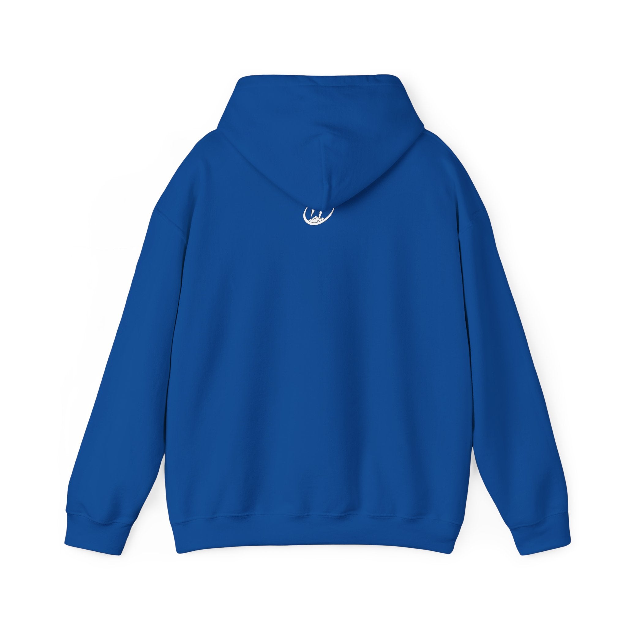 Floral Crescent Moon Hoodie — "Strong Mind, Gentle Heart" Comfort Sweatshirt
