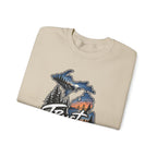 Michigan 'Trust Tomorrow' Crewneck Sweatshirt – Scenic Sunset Lake Design