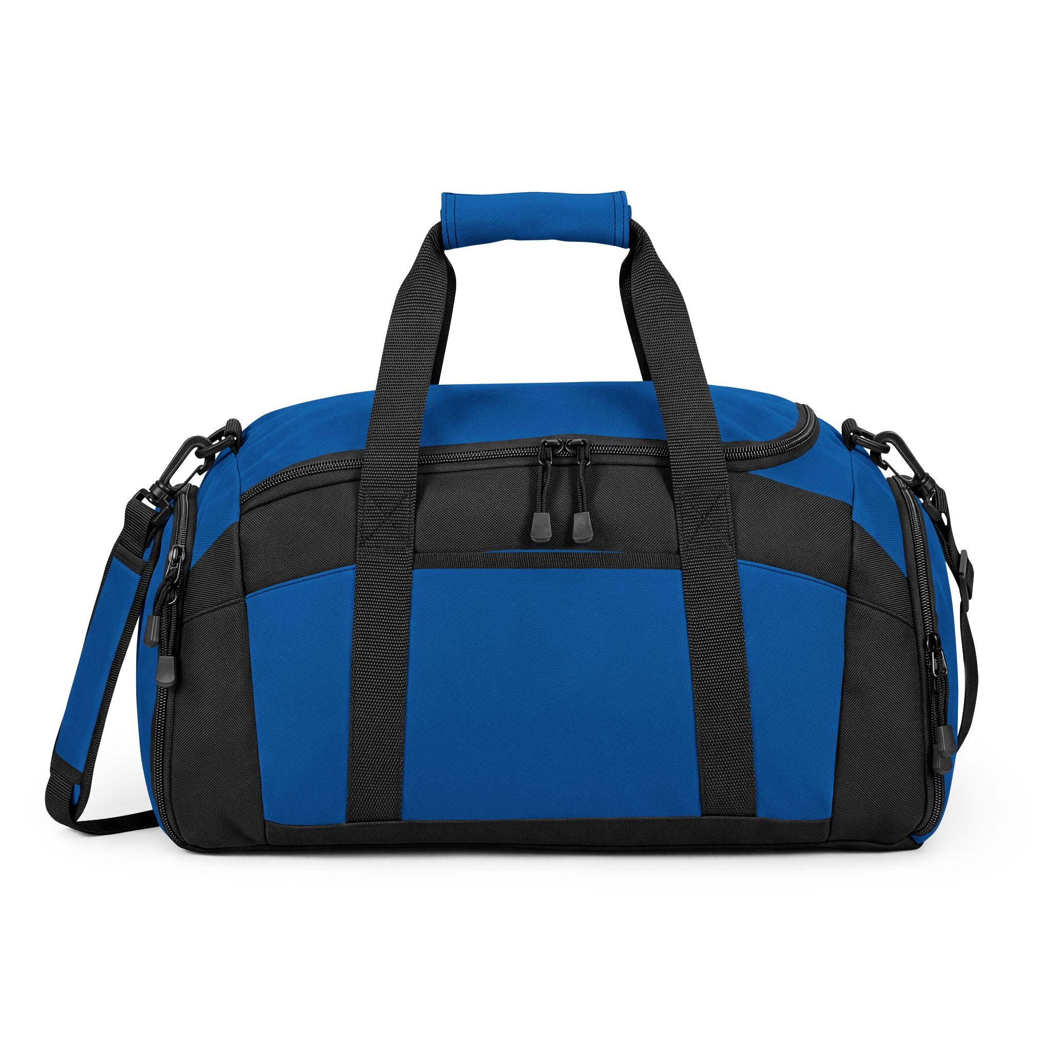 Trust Tomorrow' Black Gym Bag — Durable Sports Duffel with Shoulder Strap