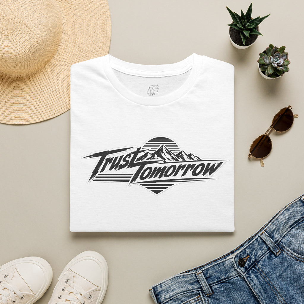 Trust Tomorrow T-Shirt — Vintage Mountain Motivation tee