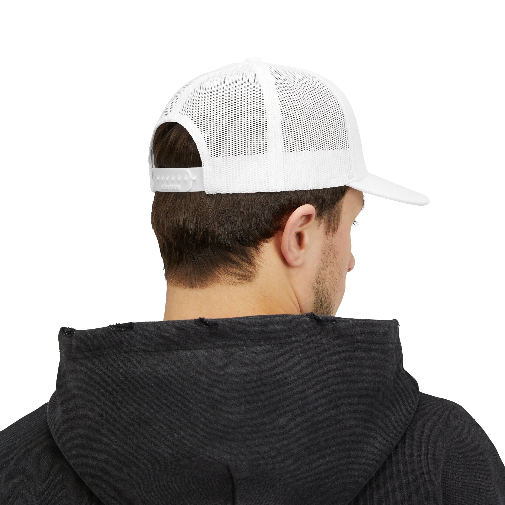 Trucker Cap — "Trust Tomorrow" Mountain Logo Snapback