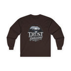 Trust Tomorrow Long Sleeve Tee — Vintage Mountain Graphic