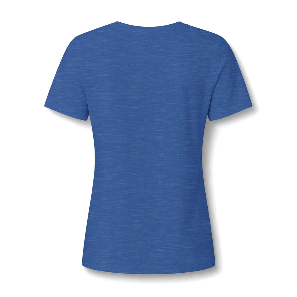 Women's V-Neck Tee — 'Trust Tomorrow' Sunrise Graphic Comfort Shirt