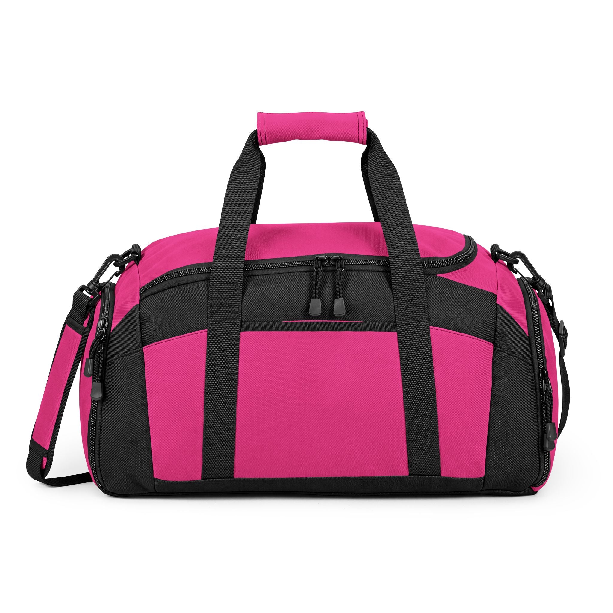 Trust Tomorrow' Black Gym Bag — Durable Sports Duffel with Shoulder Strap