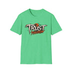 Trust Tomorrow T-Shirt — Inspirational Graphic Tee with Sunrise Design