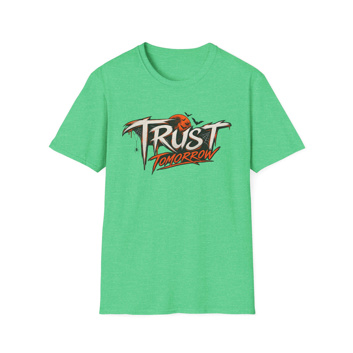 Trust Tomorrow T-Shirt — Inspirational Graphic Tee with Sunrise Design