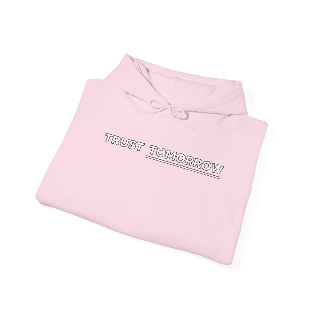 Trust Tomorrow Hoodie — Mountain Graphic Pullover