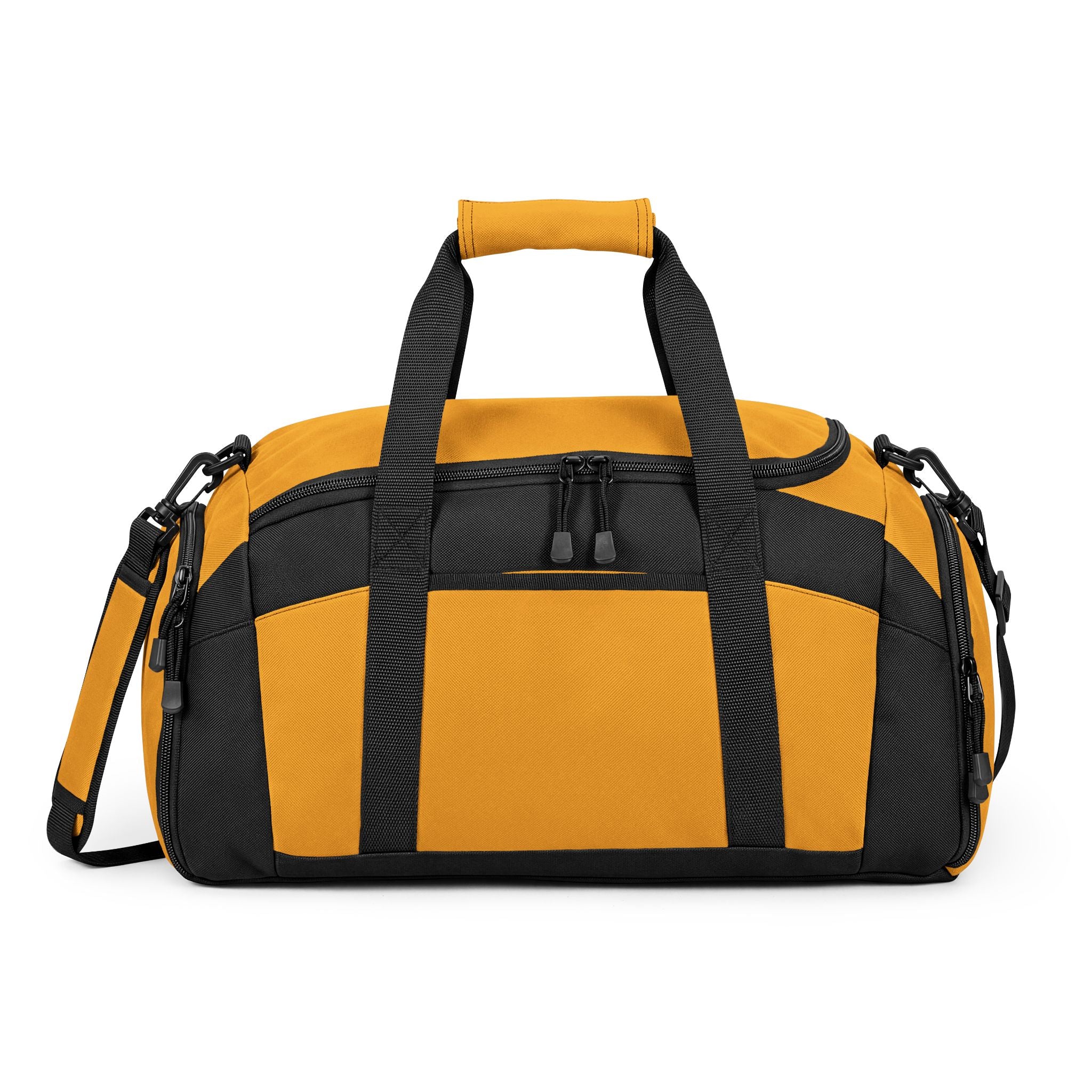 Trust Tomorrow' Black Gym Bag — Durable Sports Duffel with Shoulder Strap