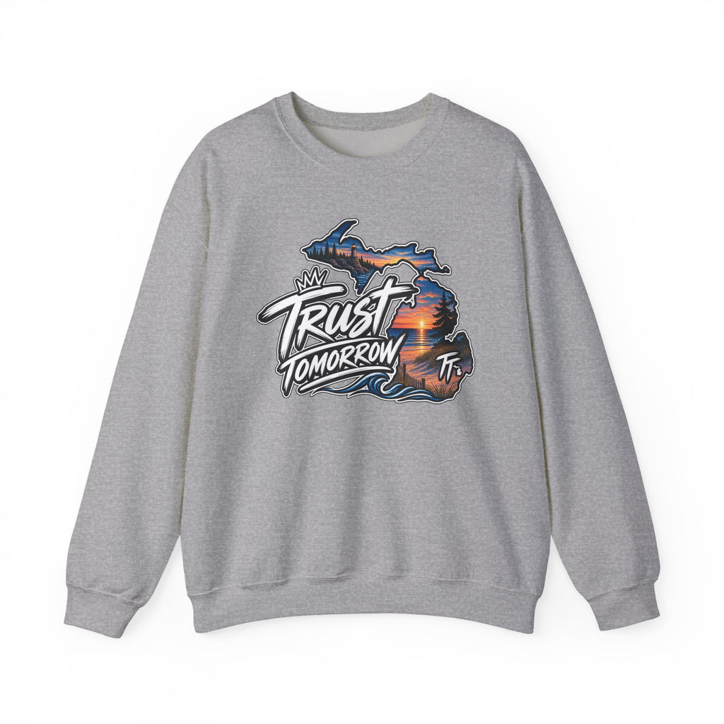 Michigan 'Trust Tomorrow' Graphic Sweatshirt