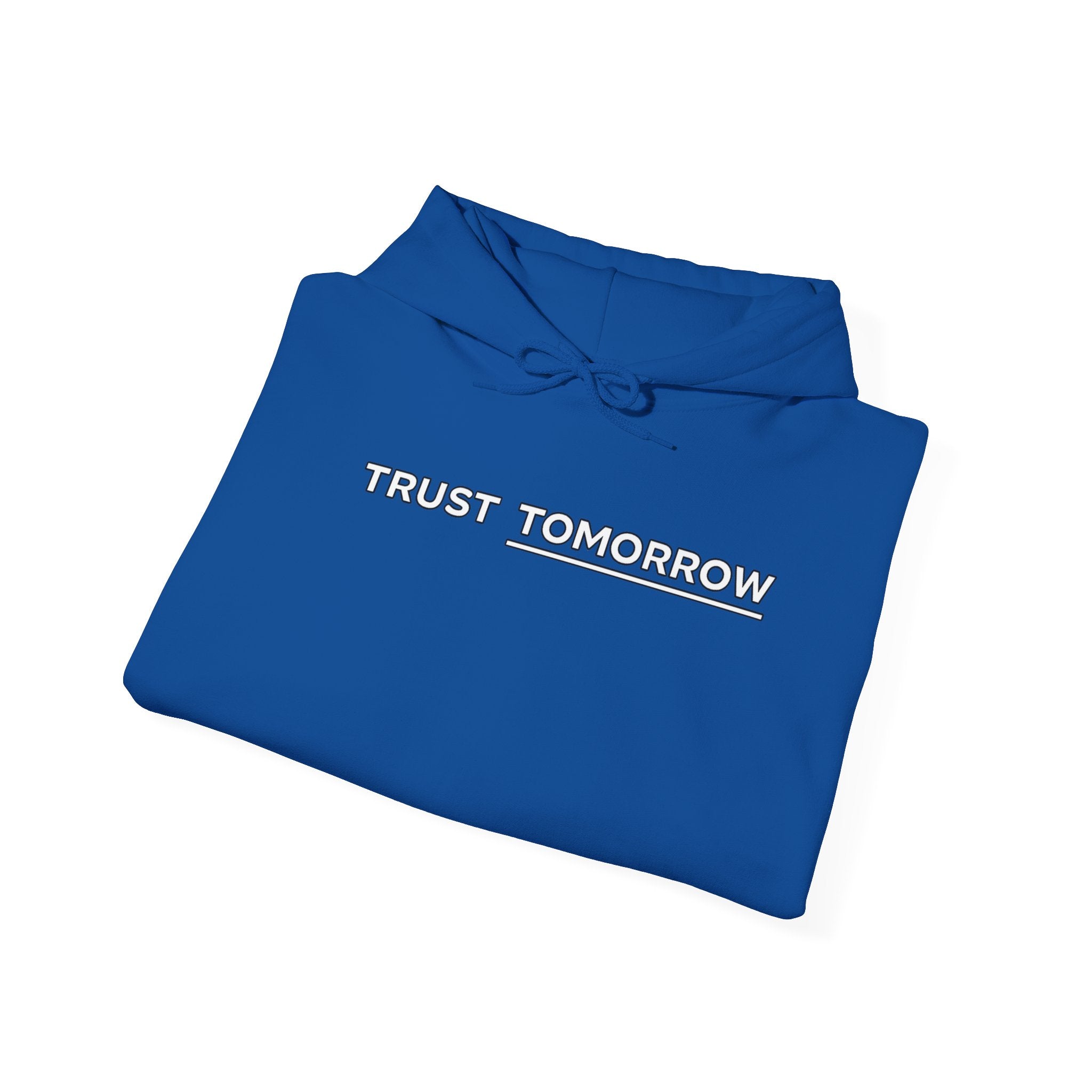 Trust Tomorrow Hoodie — Mountain Graphic Pullover