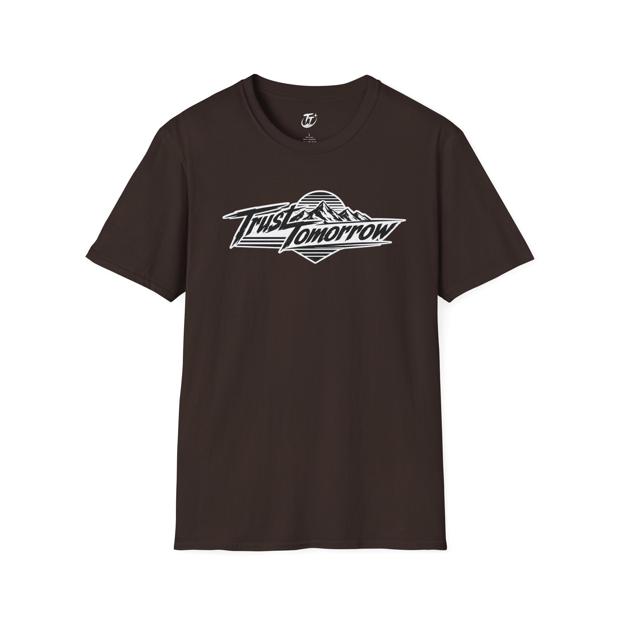 Trust Tomorrow T-Shirt — Vintage Mountain Motivation tee