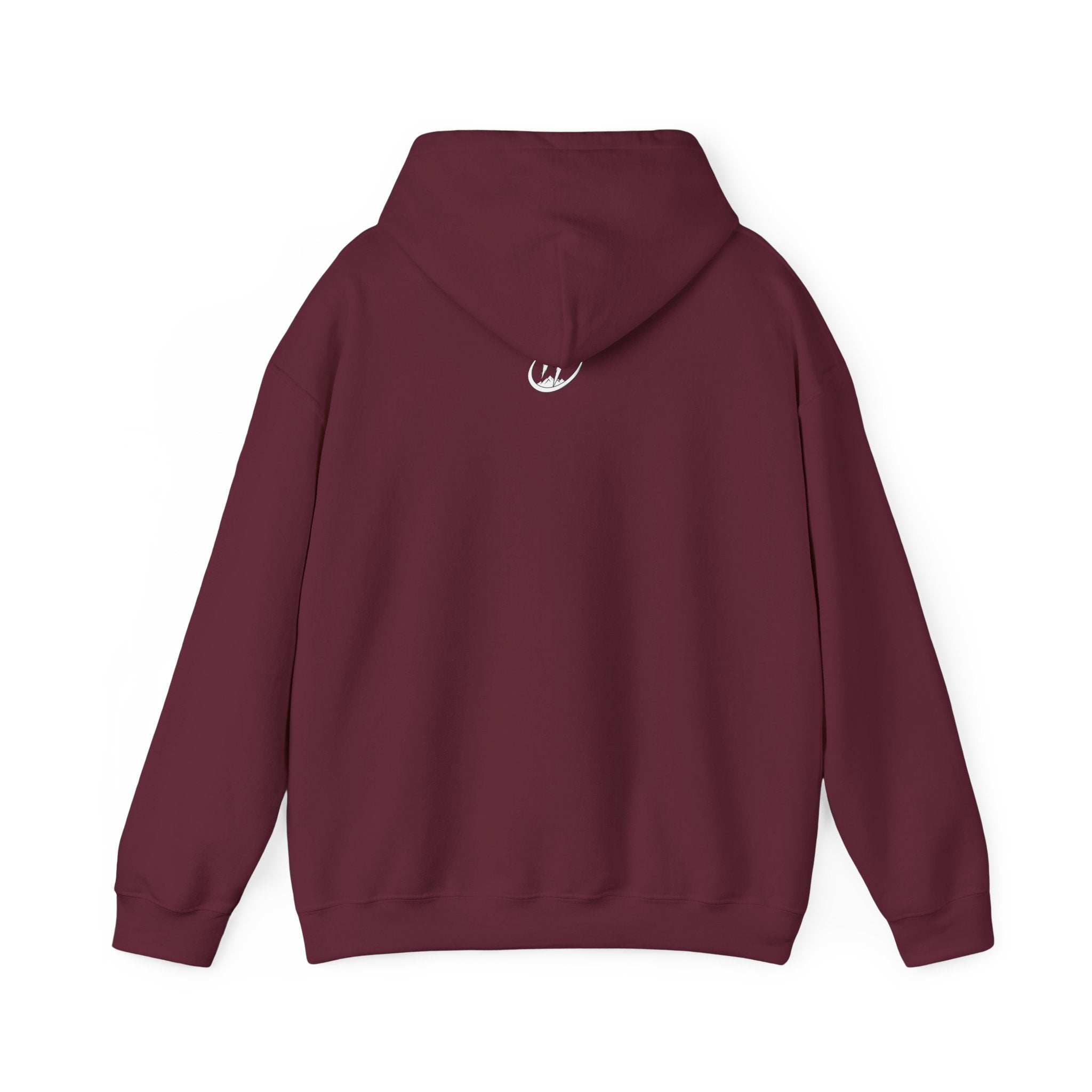 Floral Crescent Moon Hoodie — "Strong Mind, Gentle Heart" Comfort Sweatshirt