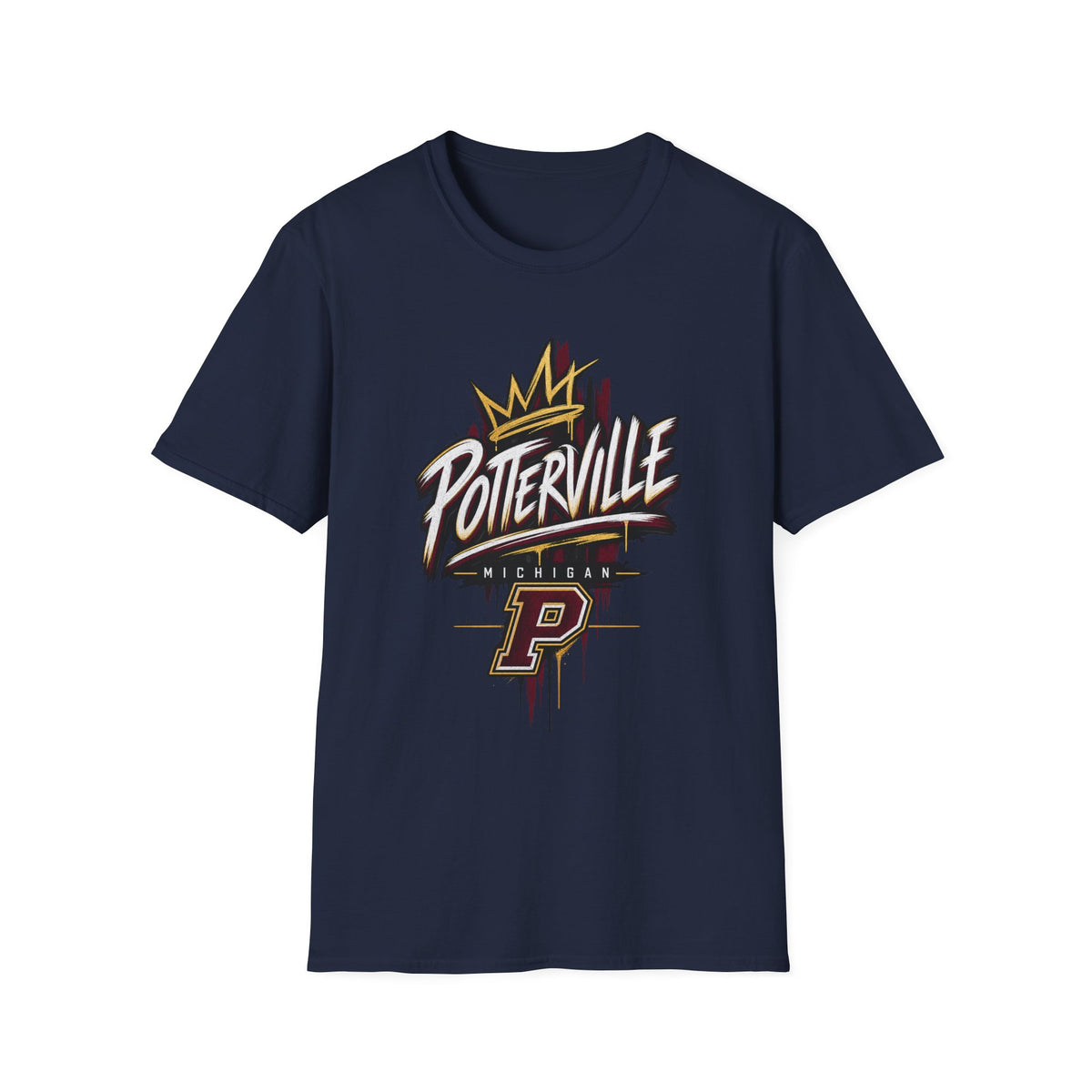 Potterville Crown Logo T-Shirt