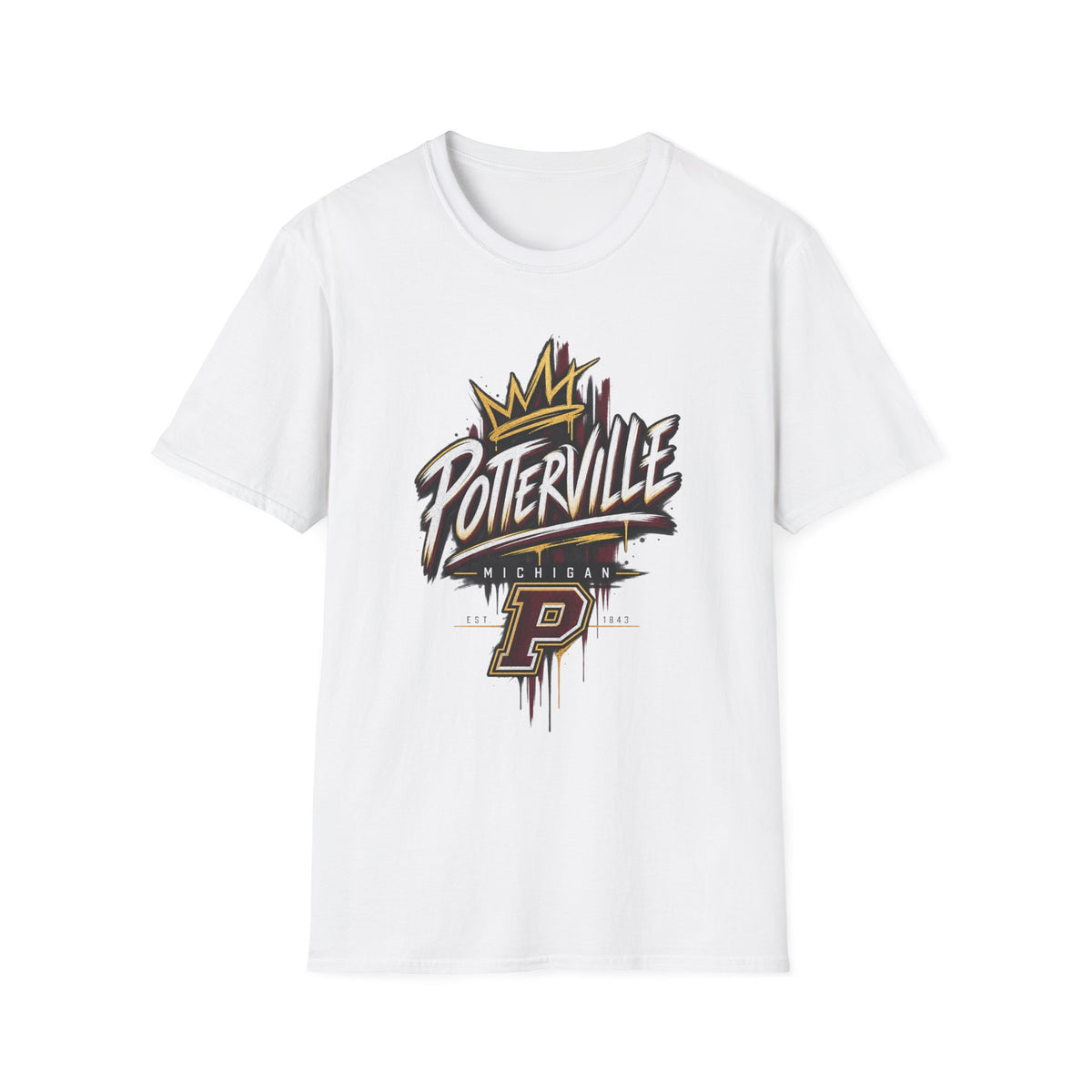 Potterville Crown Logo T-Shirt