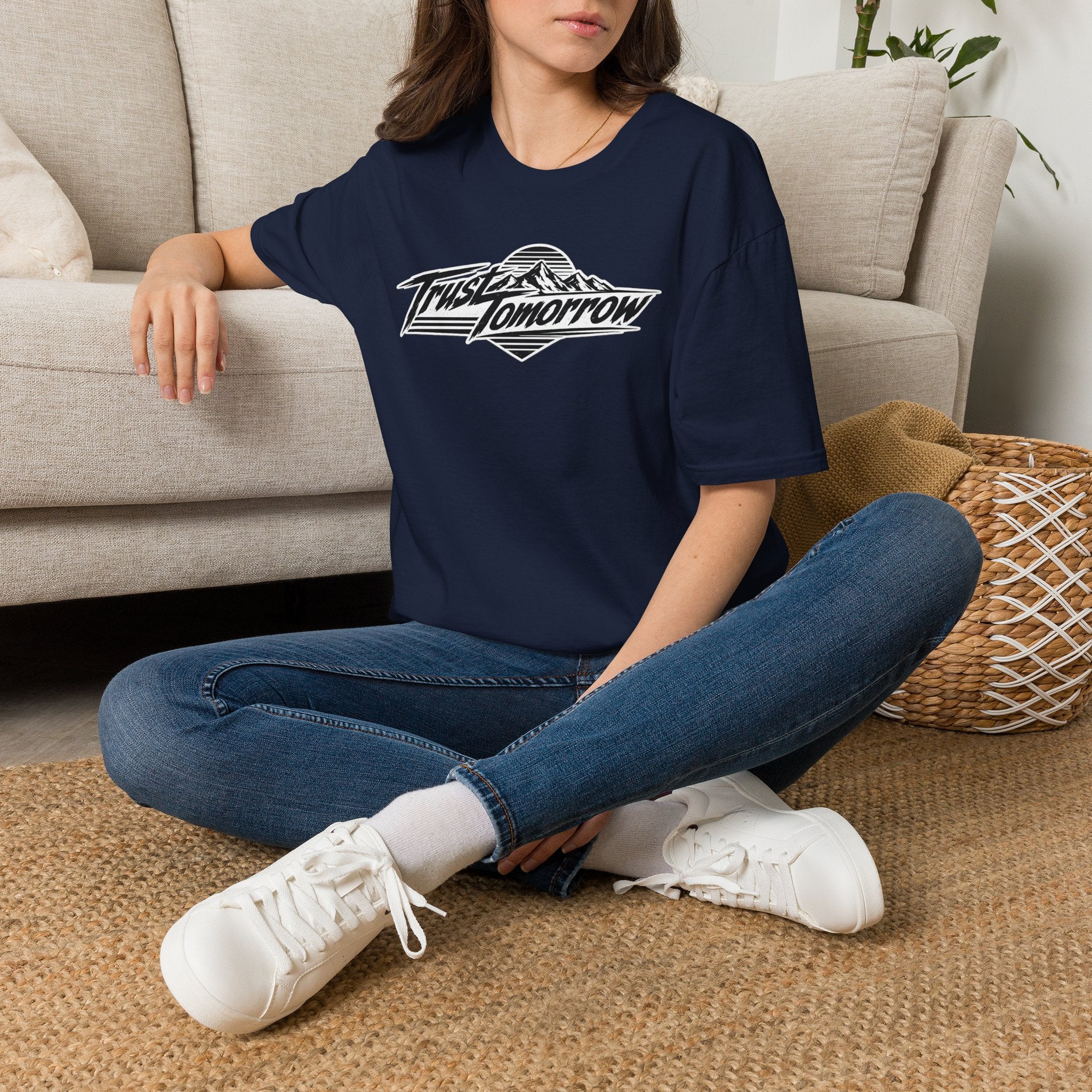 Trust Tomorrow T-Shirt — Vintage Mountain Motivation tee