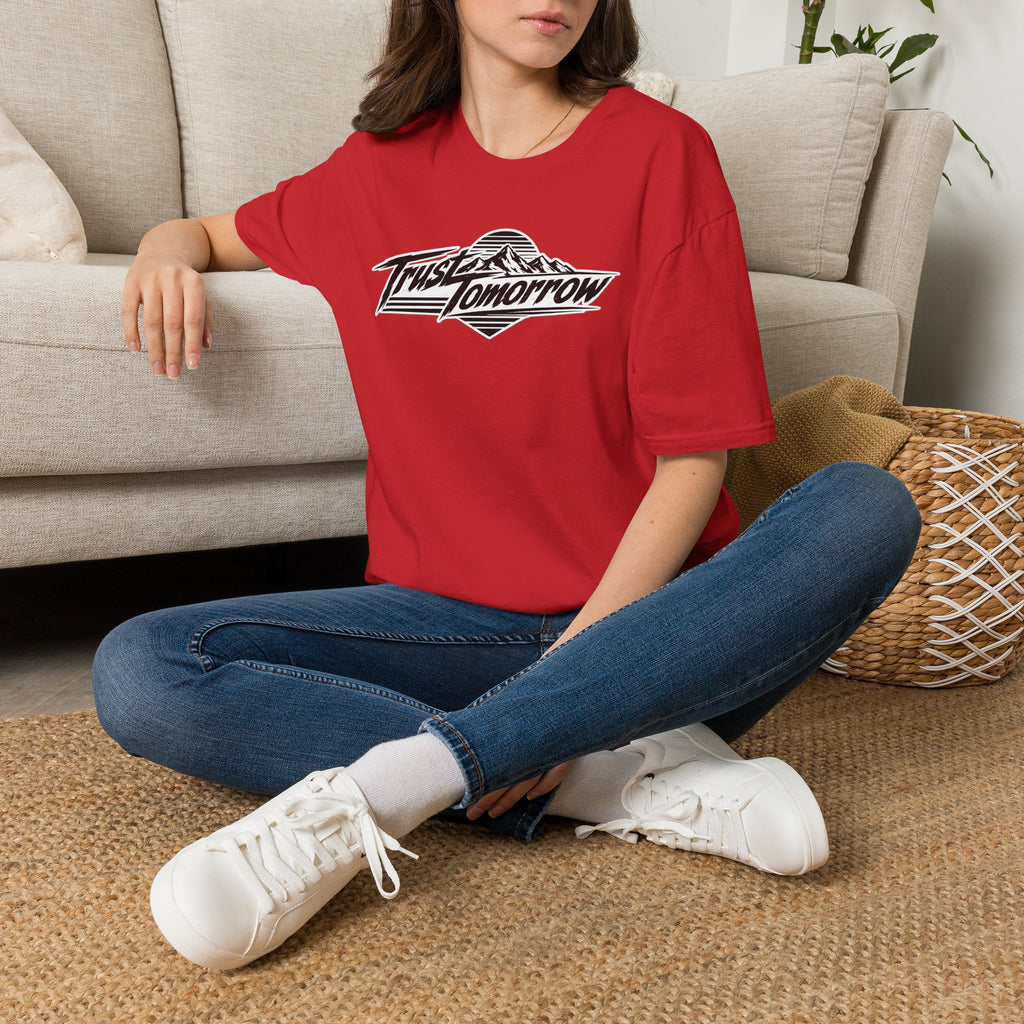 Trust Tomorrow T-Shirt — Vintage Mountain Motivation tee