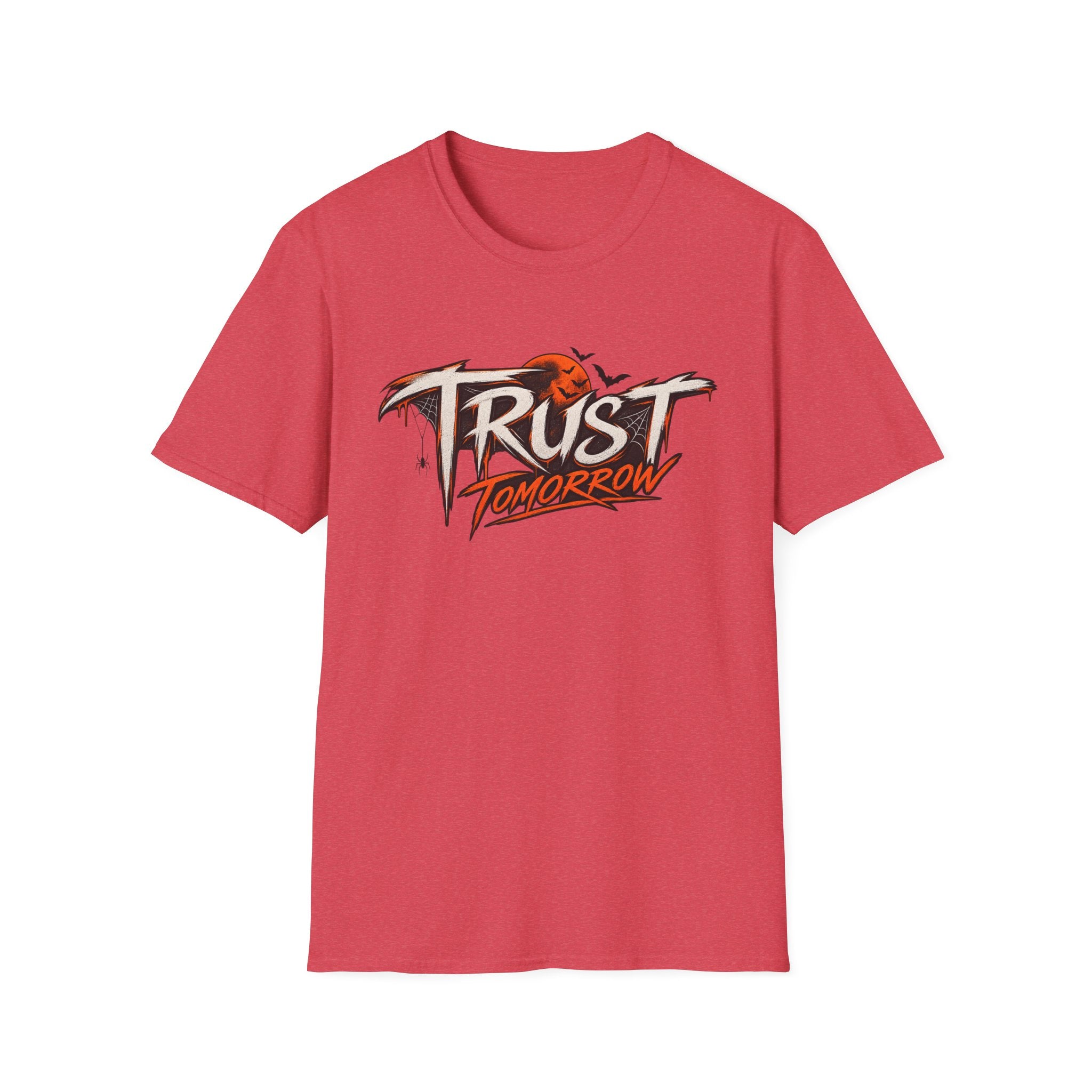 Trust Tomorrow T-Shirt — Inspirational Graphic Tee with Sunrise Design