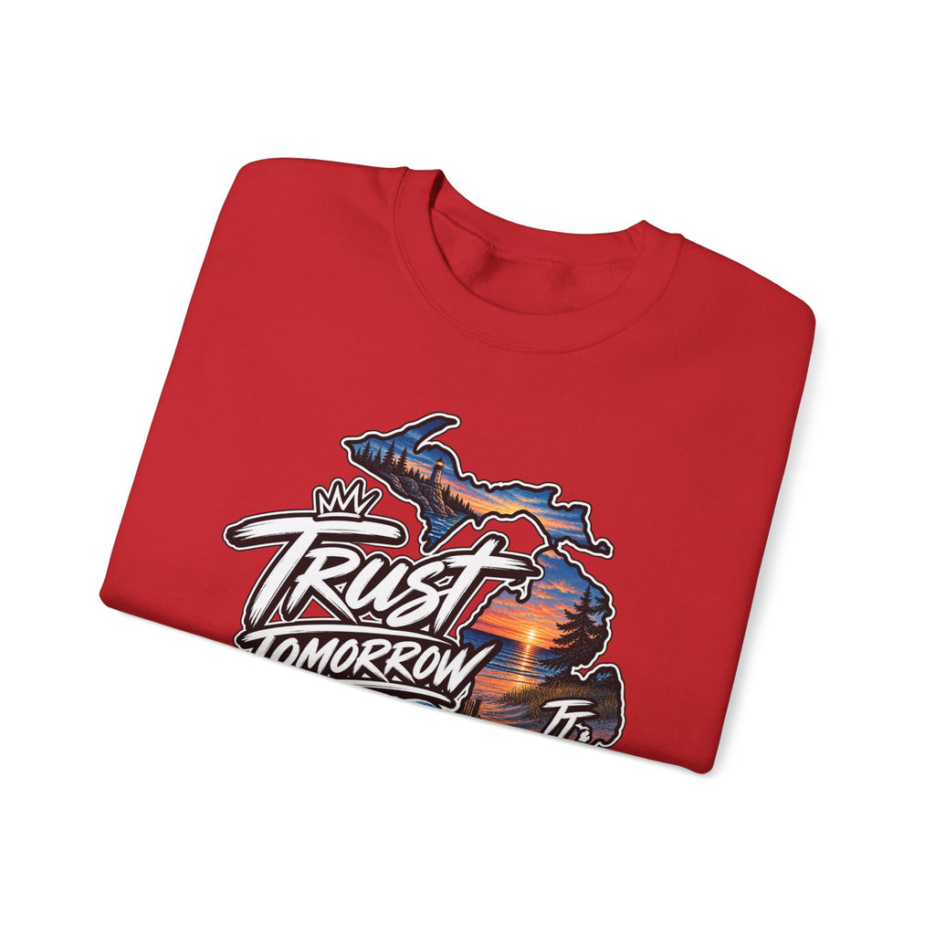 Michigan 'Trust Tomorrow' Graphic Sweatshirt
